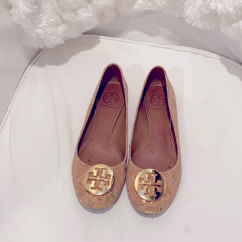 Tory Burch cork flats
